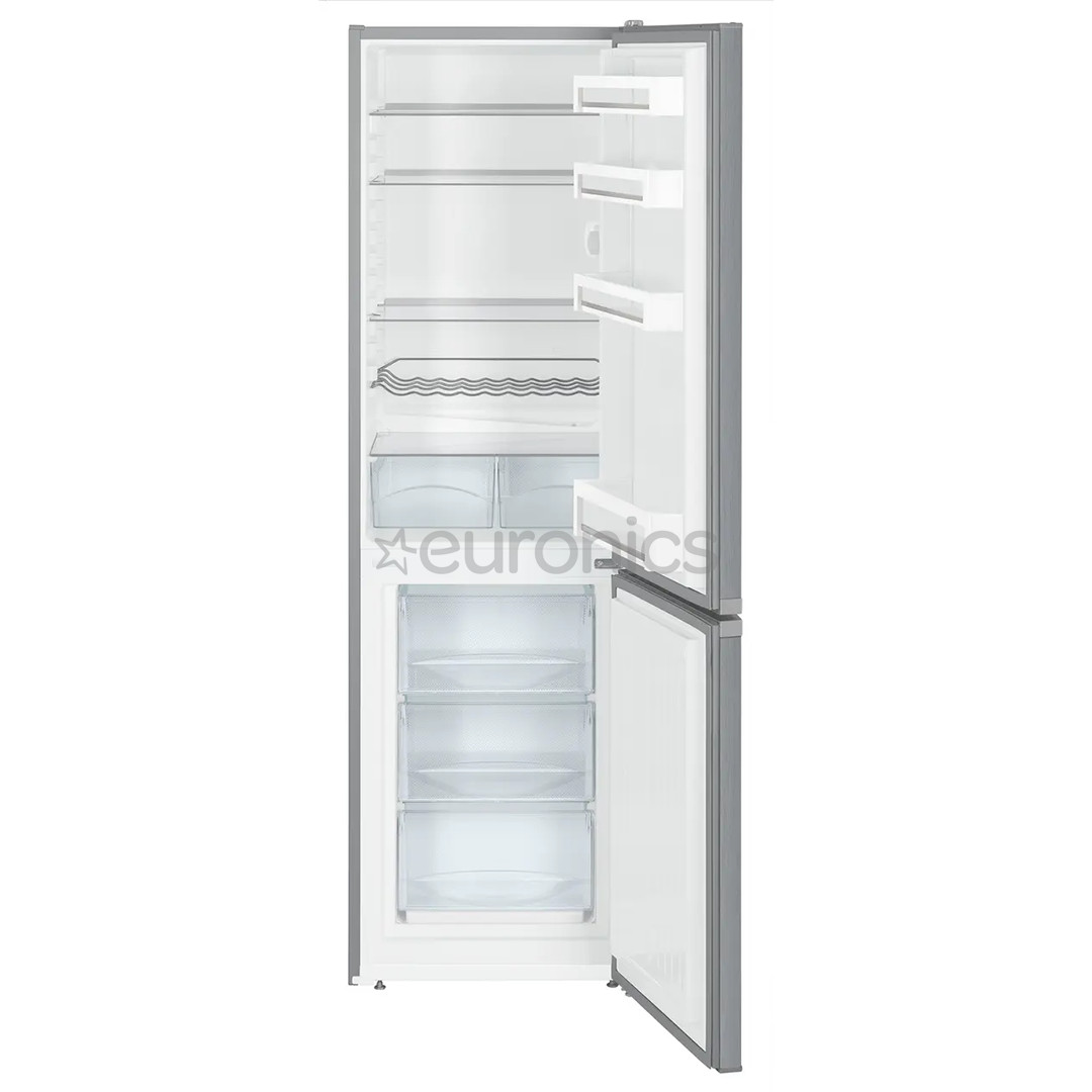 Liebherr, SmartFrost, 296 L, height 182 cm, silver - Refrigerator