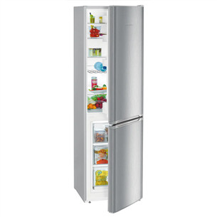 Liebherr, SmartFrost, 296 L, height 182 cm, silver - Refrigerator