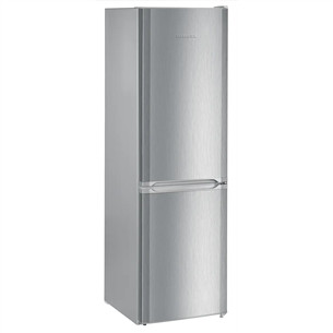 Liebherr, SmartFrost, 296 L, height 182 cm, silver - Refrigerator