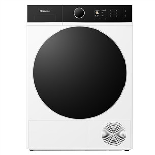 Hisense, soojuspump, 8 kg, sügavus 55 cm - Pesukuivati DH5I804BWCD