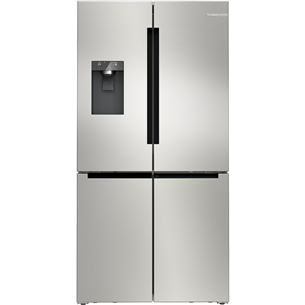 Bosch Series 6, French Door, 574 L, height 183 cm, stainless steel - SBS Refrigerator KFI96APEA