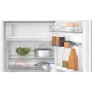 Bosch, Series 6, 110 L, height 82 cm - Built-in refrigerator