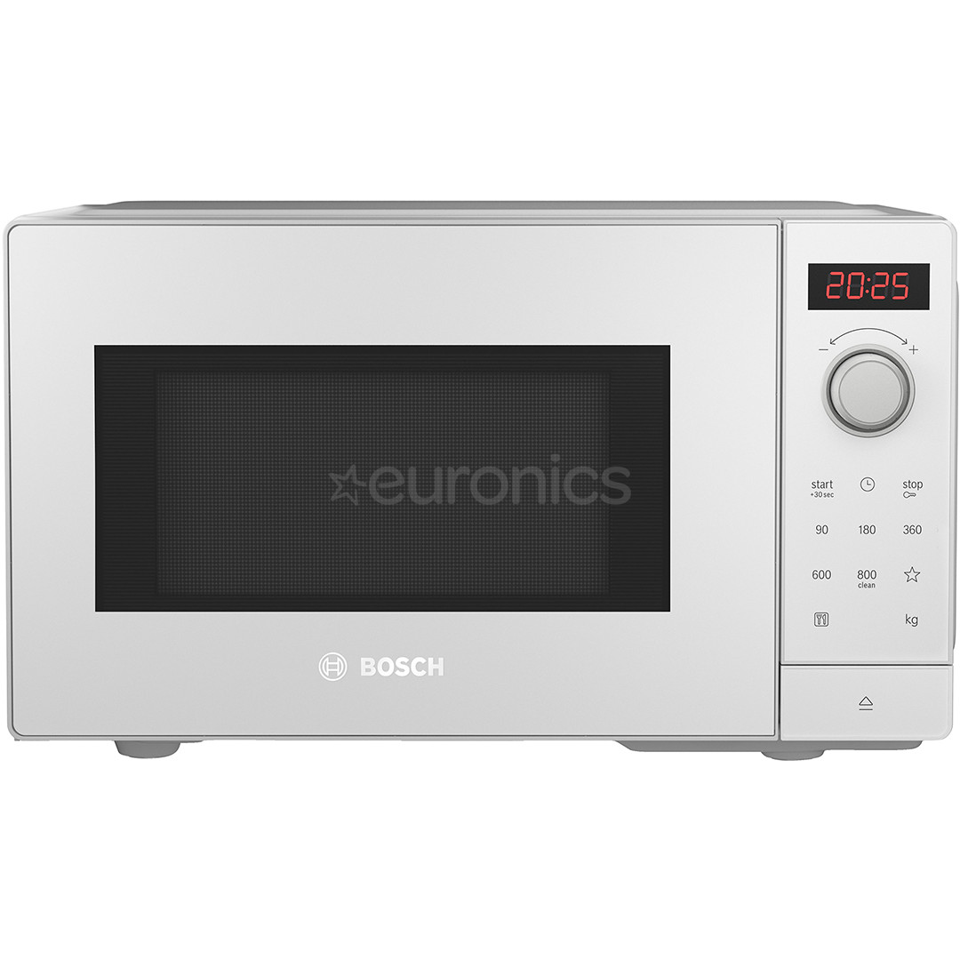 Bosch, 20 L, 800 W, white - Microwave Oven