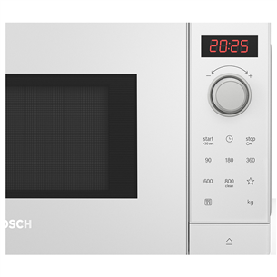 Bosch, 20 л, 800 Вт, белый - Микроволновая печь
