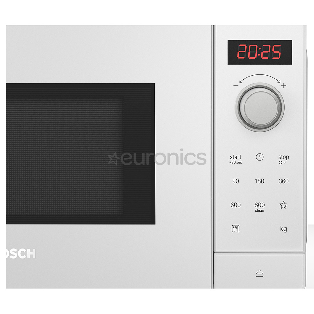 Bosch, 20 L, 800 W, white - Microwave Oven