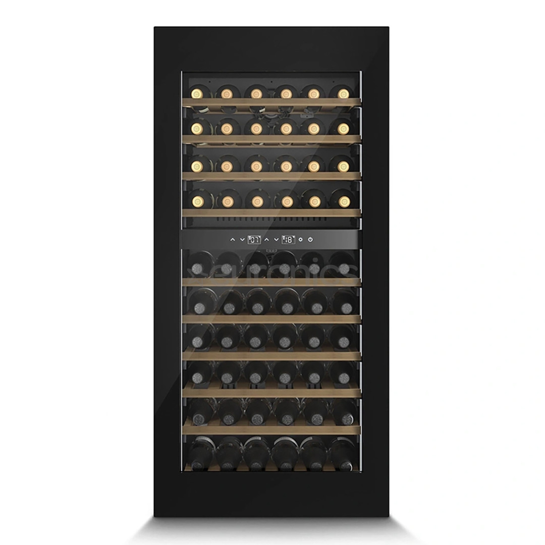 Caso WineDeluxe WD 60, 60 pudelit, kõrgus 124 cm, must - Integreeritav veinikülmik
