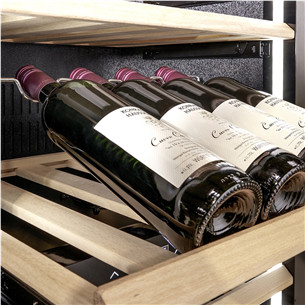 Caso WineDeluxe WD 60, 60 pudelit, kõrgus 124 cm, must - Integreeritav veinikülmik