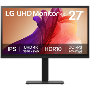 LG BA45U UltraFine, 27'', UHD, IPS, черный - Монитор 27BA45U-B