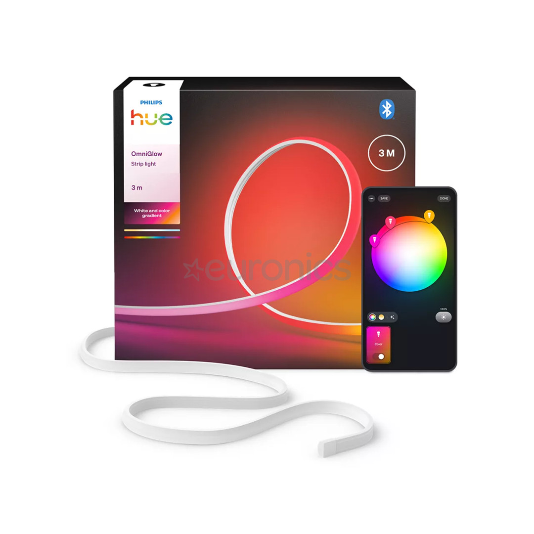Philips Hue OmniGlow Lightstrip, 3 м, белый - Светодиодная лента