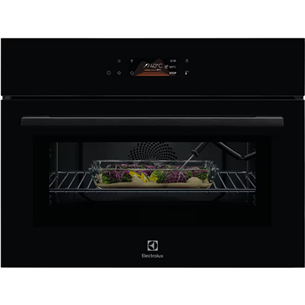 Electrolux 800 Series MealAssist Combiquick®, mikrolainefunktsioon, 44 L, must - Integreeritav kompaktahi LVL8E09Z