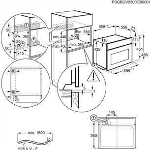 Electrolux 800 Series MealAssist Combiquick®, функция микроволн, 44 л, черный - Интегрируемый компактный духовой шкаф