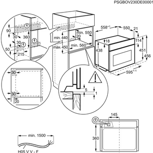 Electrolux 800 Series MealAssist Combiquick®, mikrolainefunktsioon, 44 L, must - Integreeritav kompaktahi