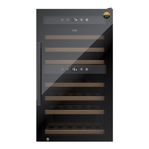 Caso WineExclusive 66 Smart, 66 бутылок, высота 100 см, черный - Винный шкаф 00726