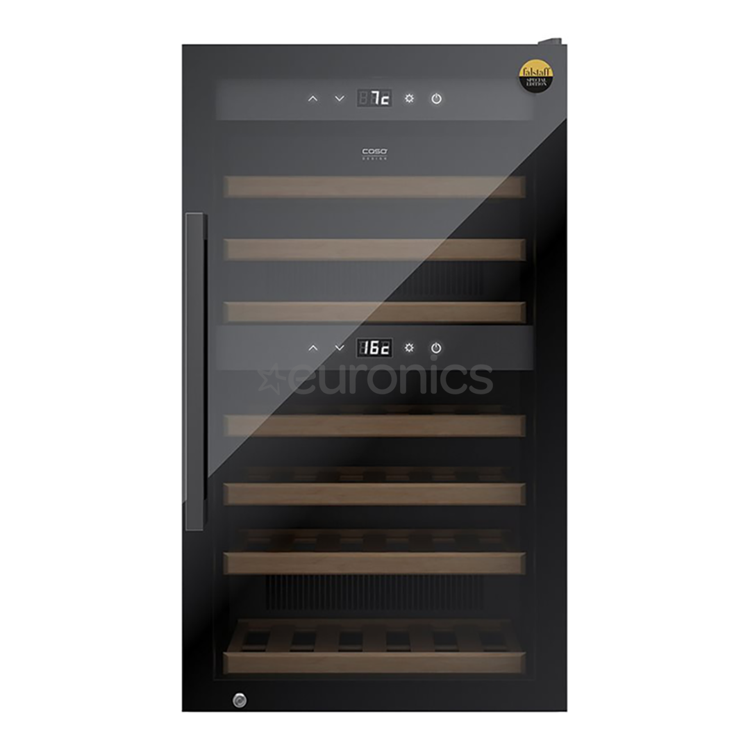 Caso WineExclusive 66 Smart, 66 бутылок, высота 100 см, черный - Винный шкаф