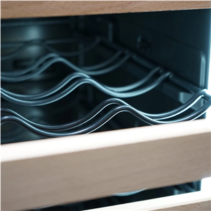 Caso WineChef Duo 122, 122 pudelit, kõrgus 176 cm, must - Veinikülmik