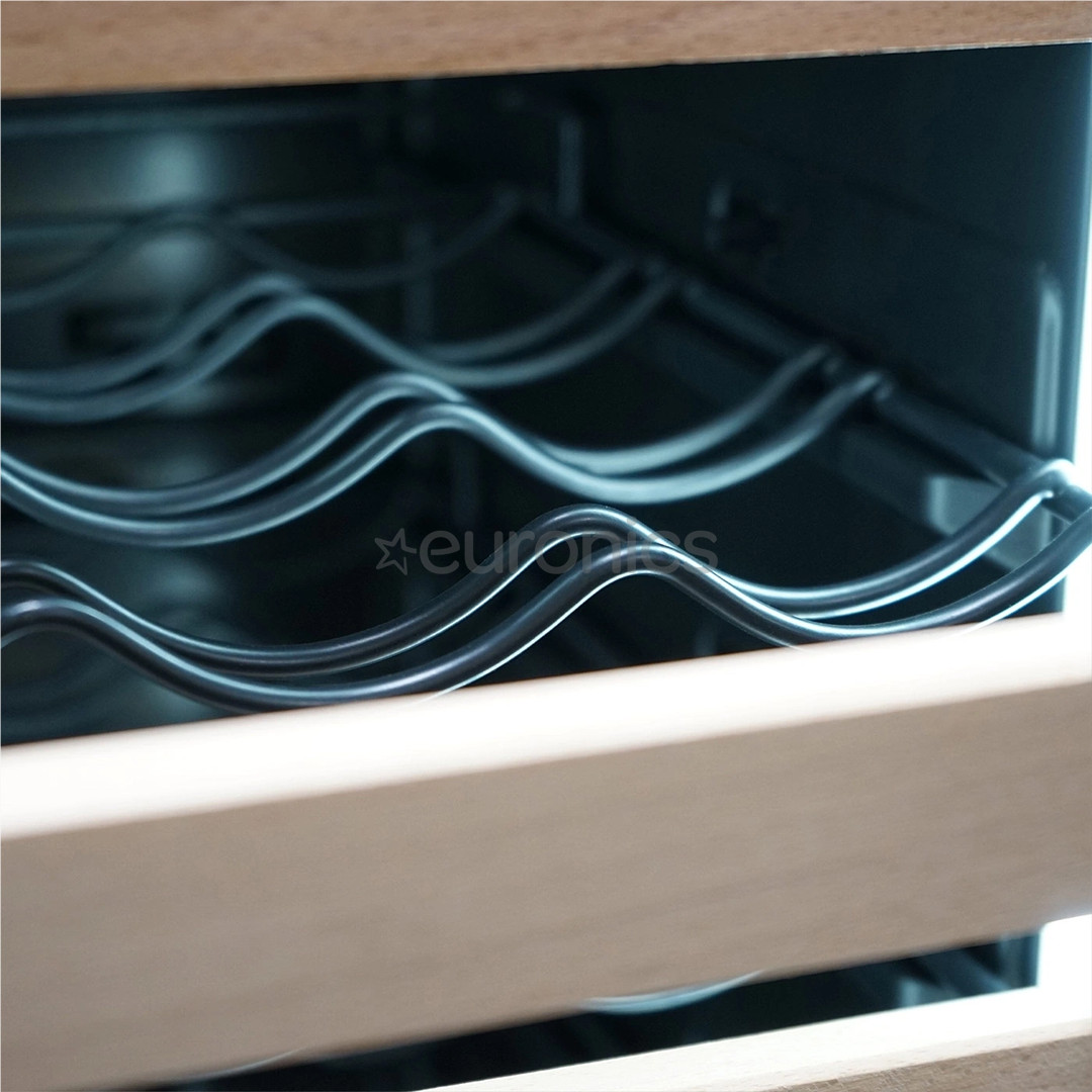 Caso WineChef Duo 122, 122 pudelit, kõrgus 176 cm, must - Veinikülmik