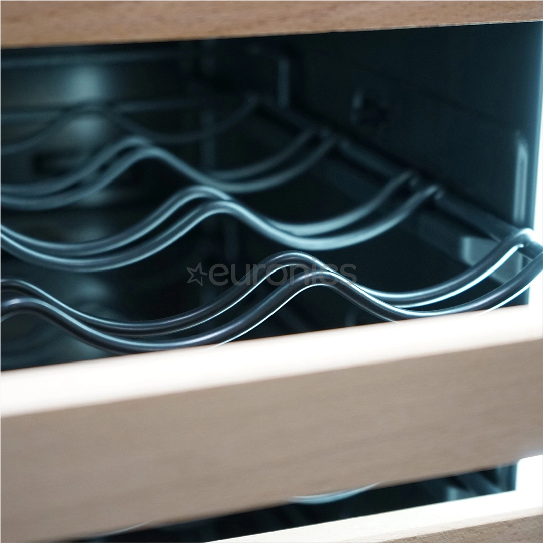 Caso WineChef Duo 122, 122 pudelit, kõrgus 176 cm, must - Veinikülmik