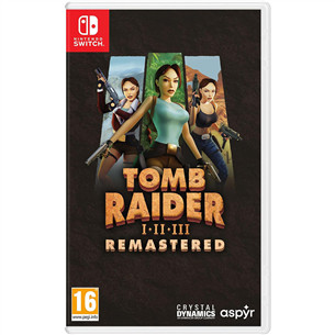 Tomb Raider I-II-III Remastered, Nintendo Switch - Mäng 5056635609687