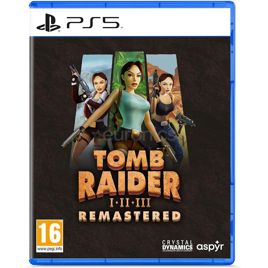 Tomb Raider I-II-III Remastered, PlayStation 5 - Mäng
