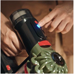 Dyson V8 Cyclone, must/roheline - Akutolmuimeja