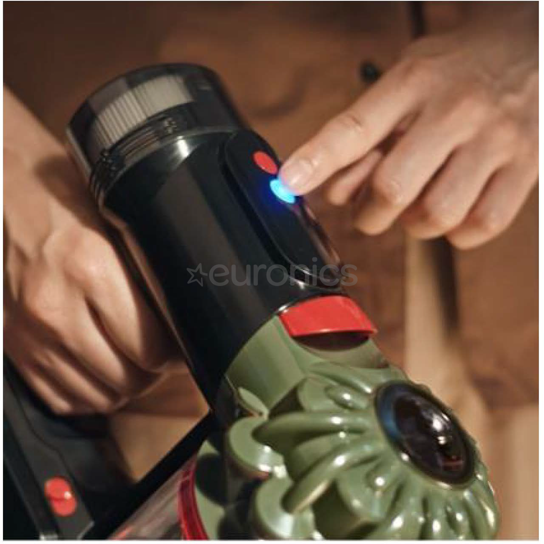 Dyson V8 Cyclone, must/roheline - Akutolmuimeja