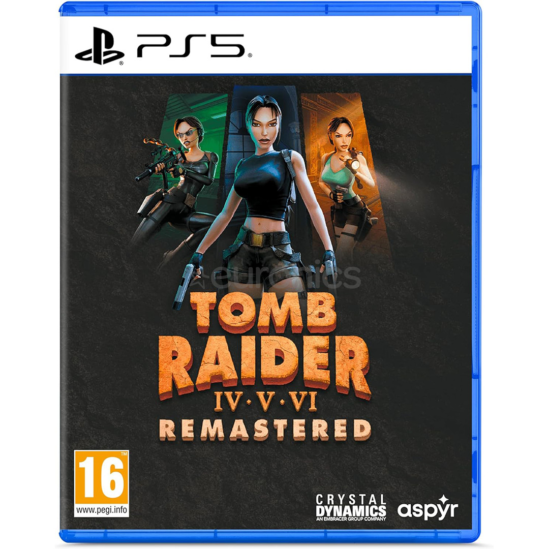 Tomb Raider IV-V-VI Remastered, PlayStation 5 - Mäng