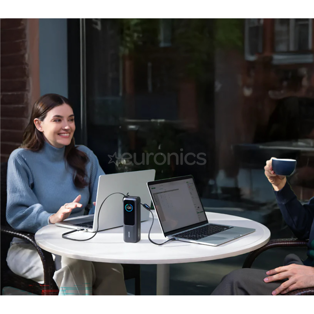 Anker Laptop Power Bank, 25000 мАч, 165 Вт, черный - Внешний аккумулятор