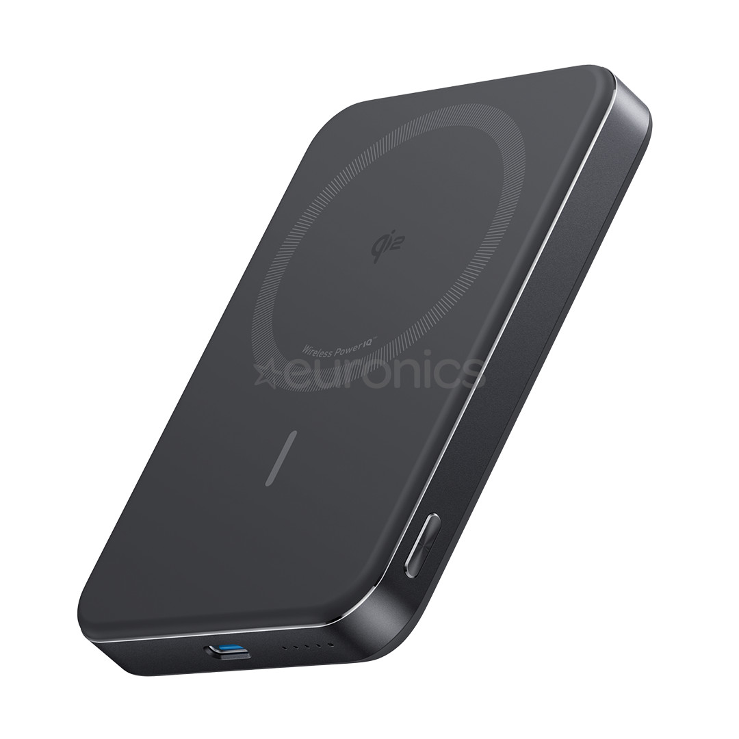 Anker MagGo Slim, 10000 mAh, must - Akupank