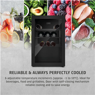 Caso BBQ Cooler S-R, 63 L, height 68 cm, black - BBQ cooler