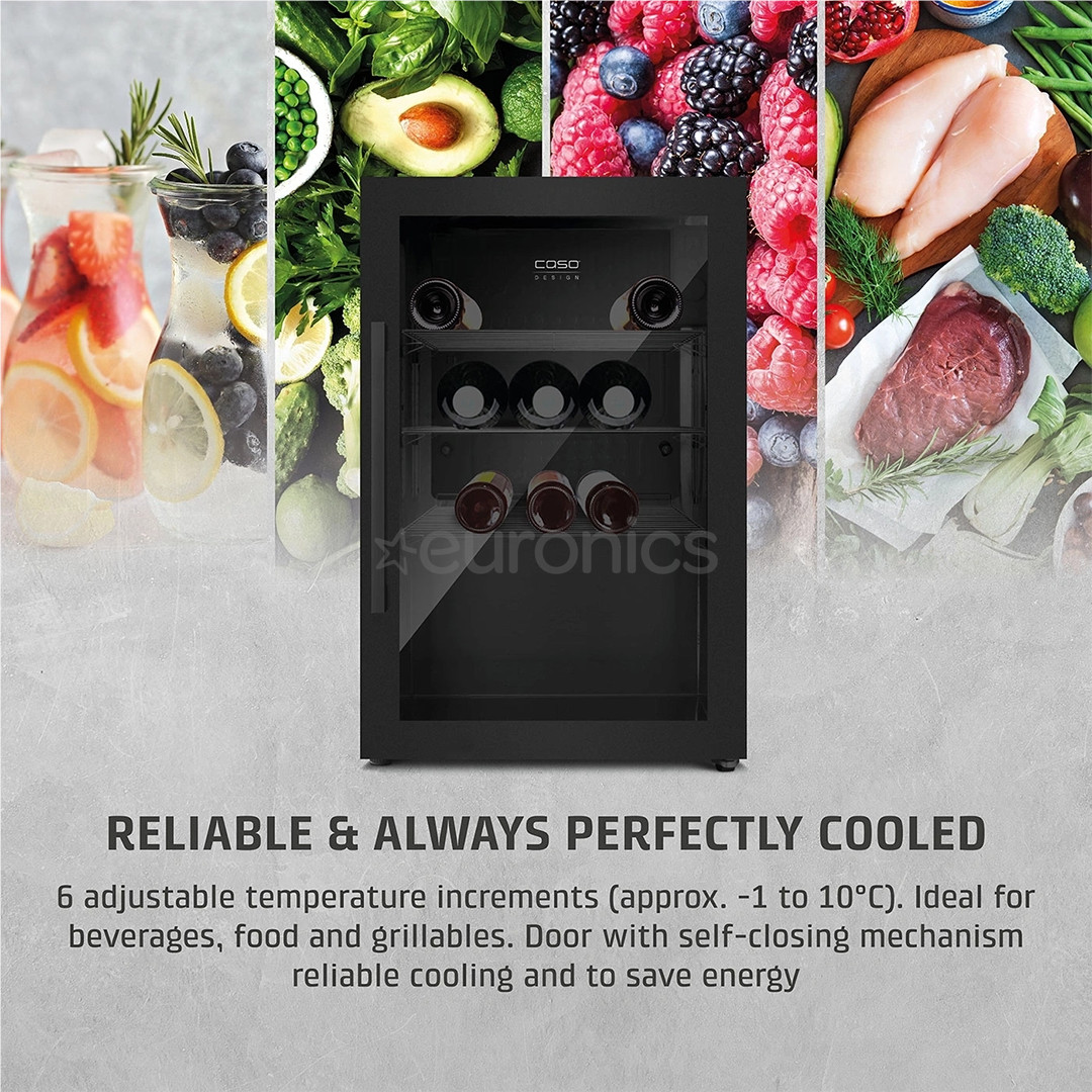 Caso BBQ Cooler S-R, 63 L, height 68 cm, black - BBQ cooler