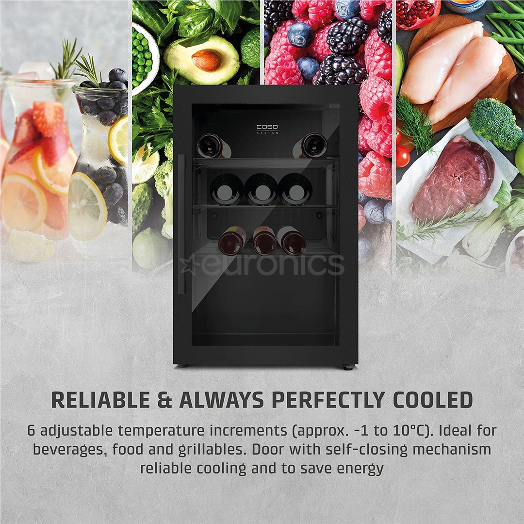 Caso BBQ Cooler S-R, 63 L, height 68 cm, black - BBQ cooler