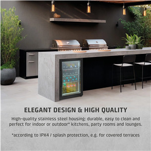 Caso BBQ Cooler S-R, 63 L, height 68 cm, black - BBQ cooler