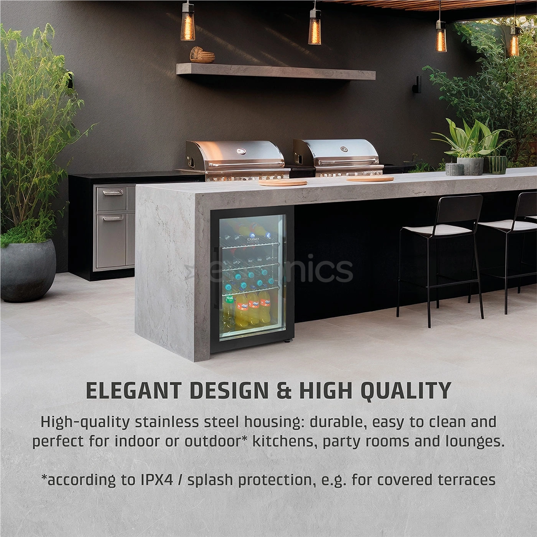 Caso BBQ Cooler S-R, 63 L, height 68 cm, black - BBQ cooler