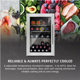 Caso BBQ Cooler S-L, 63 L, height 68 cm, stainless steel - BBQ cooler