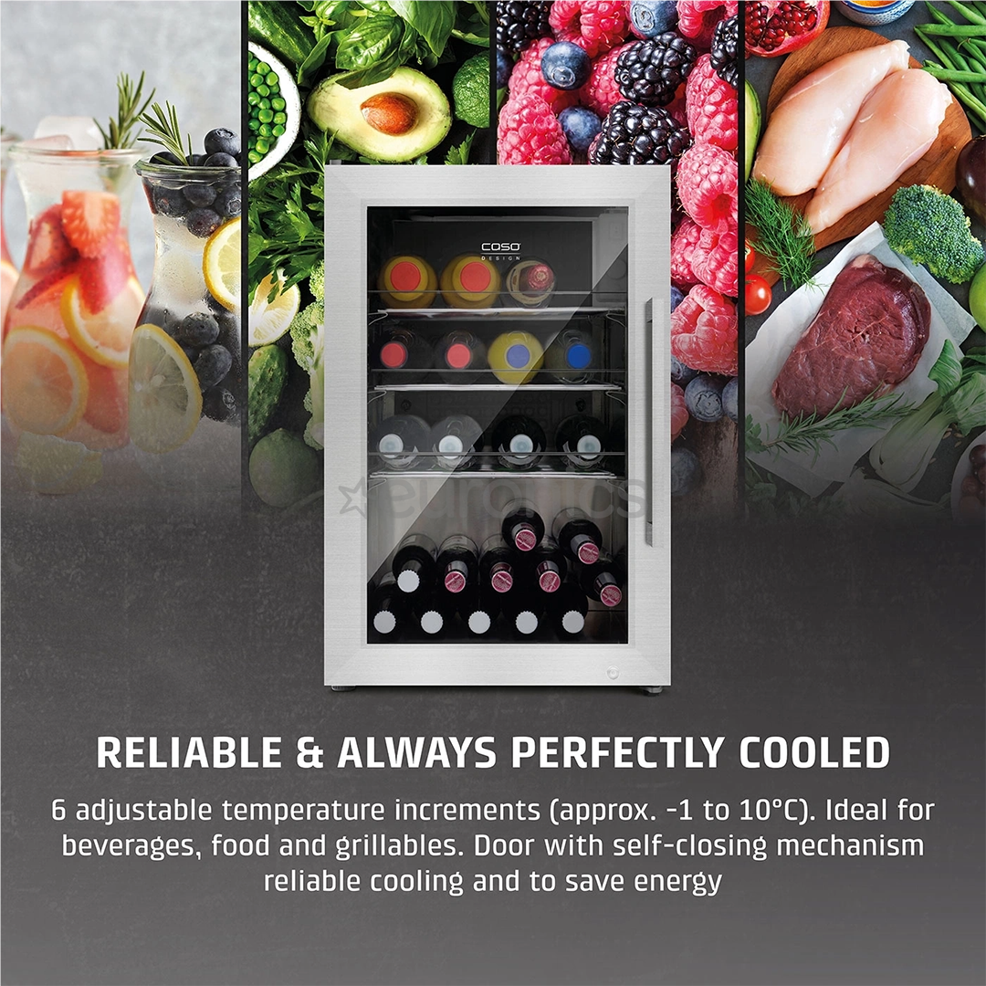 Caso BBQ Cooler S-L, 63 L, kõrgus 68 cm, roostevaba teras - Jahuti