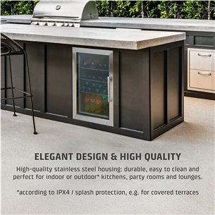 Caso BBQ Cooler S-L, 63 L, kõrgus 68 cm, roostevaba teras - Jahuti