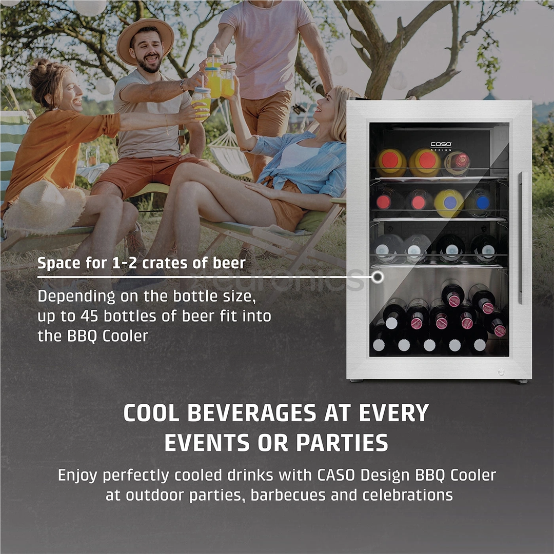 Caso BBQ Cooler S-L, 63 L, kõrgus 68 cm, roostevaba teras - Jahuti