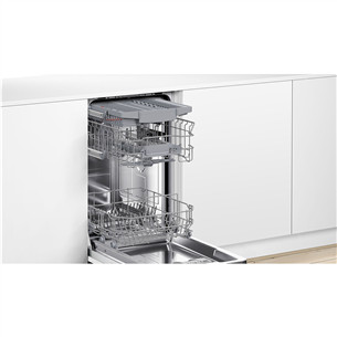 Bosch, Series 4, 10 place settings - Built-in dishwasher