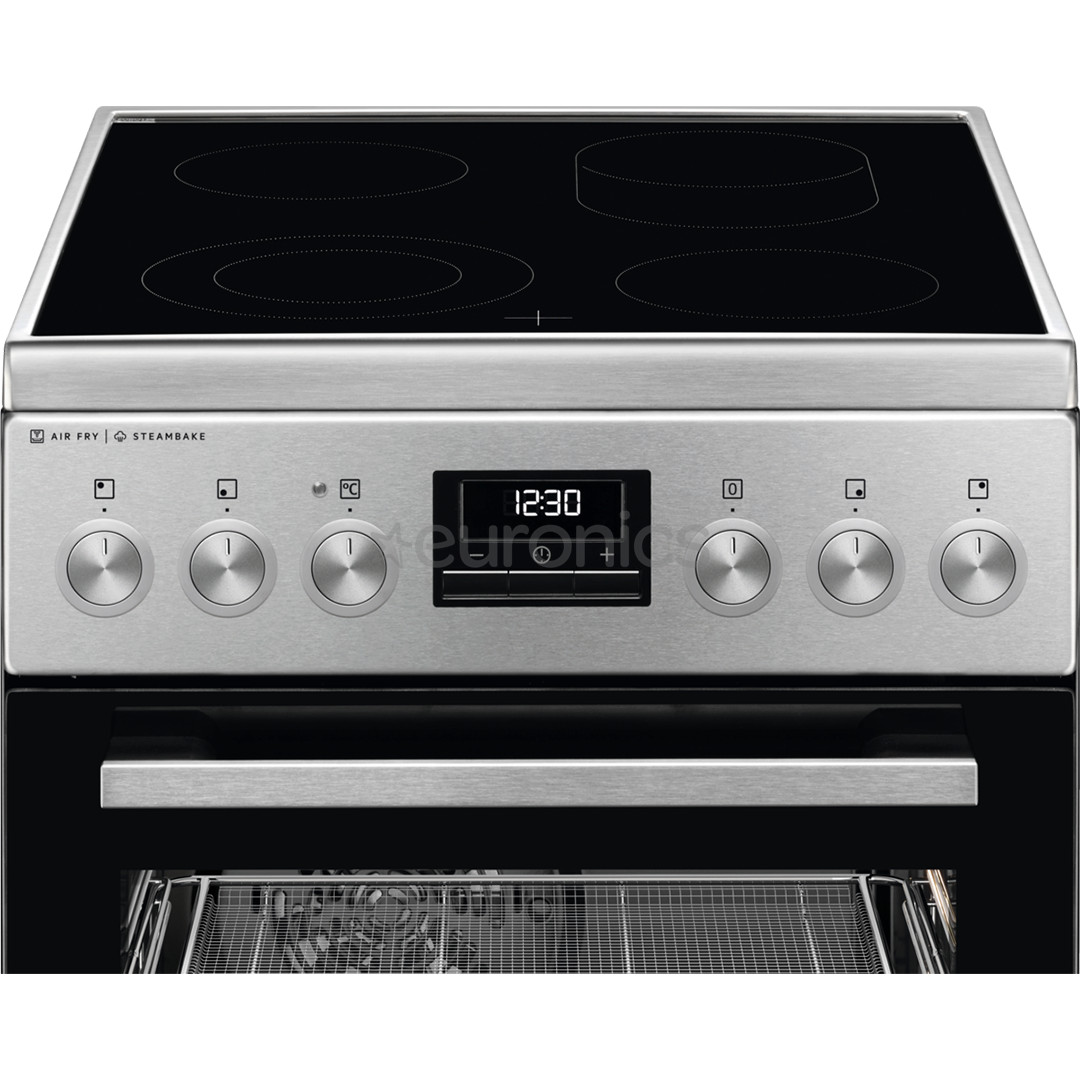 AEG SteamBake, 58 L, laius 50 cm, roostevaba teras - Keraamiline pliit