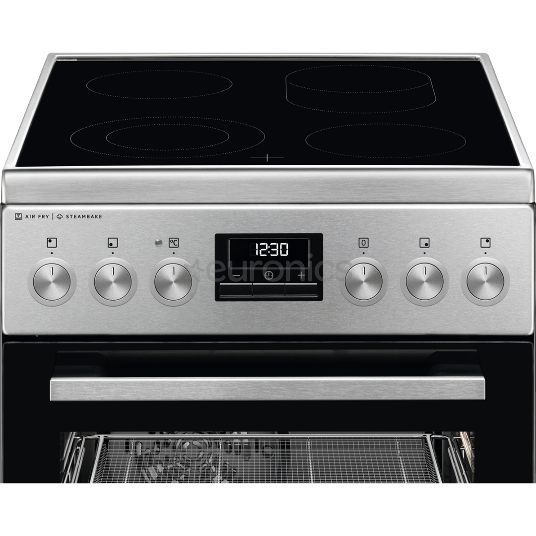 AEG SteamBake, 58 L, width 50 cm, stainelss steel - Ceramic cooker