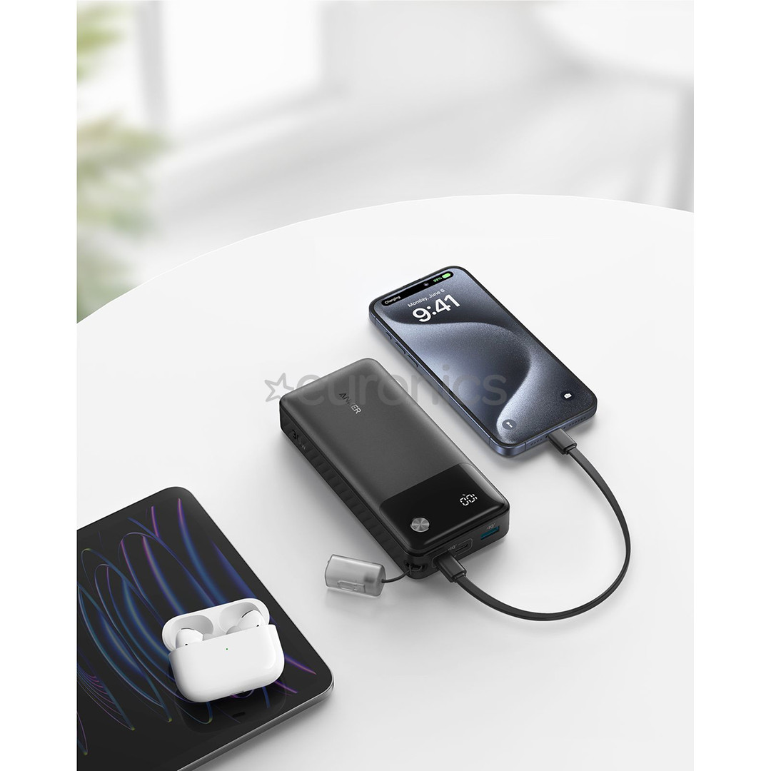 Anker Power Bank Powercore, 30 W, 20000 mAh, must - Akupank