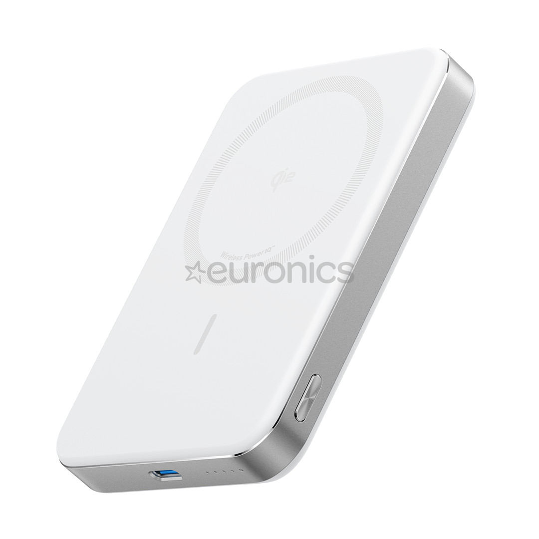 Anker MagGo Slim, 10000 mAh, aurora white - Power bank