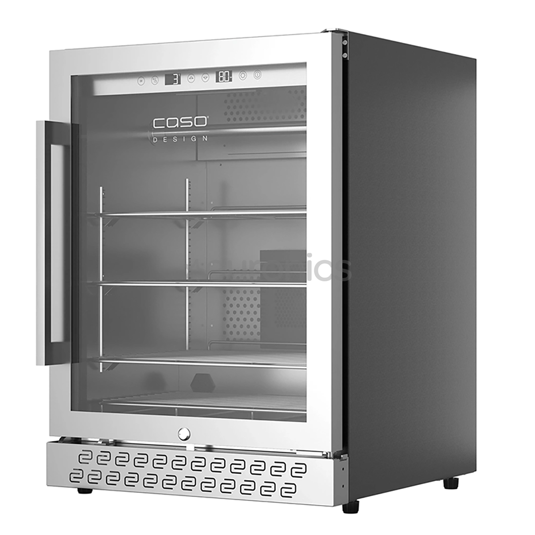 Caso DryAged Master 125, 125 L, kõrgus 83 cm, must/roostevaba teras - Laagerduskapp