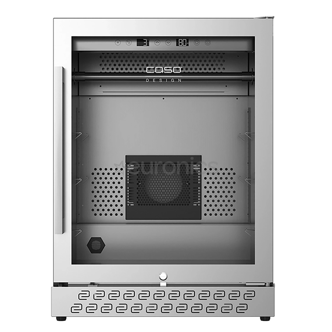 Caso DryAged Master 125, 125 L, kõrgus 83 cm, must/roostevaba teras - Laagerduskapp