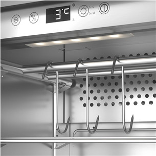 Caso DryAged Master 63, 63 L, kõrgus 88 cm, must/roostevaba teras - Laagerduskapp