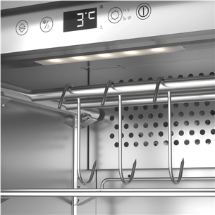 Caso DryAged Master 63, 63 L, kõrgus 88 cm, must/roostevaba teras - Laagerduskapp