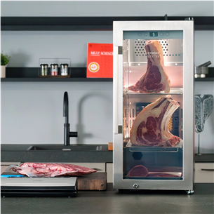 Caso DryAged Master 63, 63 L, kõrgus 88 cm, must/roostevaba teras - Laagerduskapp