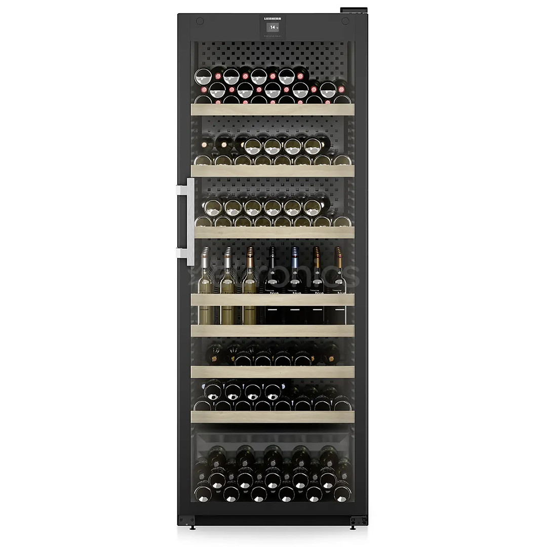 Liebherr Perfection, 284 bottles, height 205 cm, black - Wine cooler