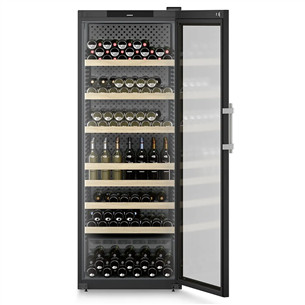 Liebherr Perfection, 284 bottles, height 205 cm, black - Wine cooler
