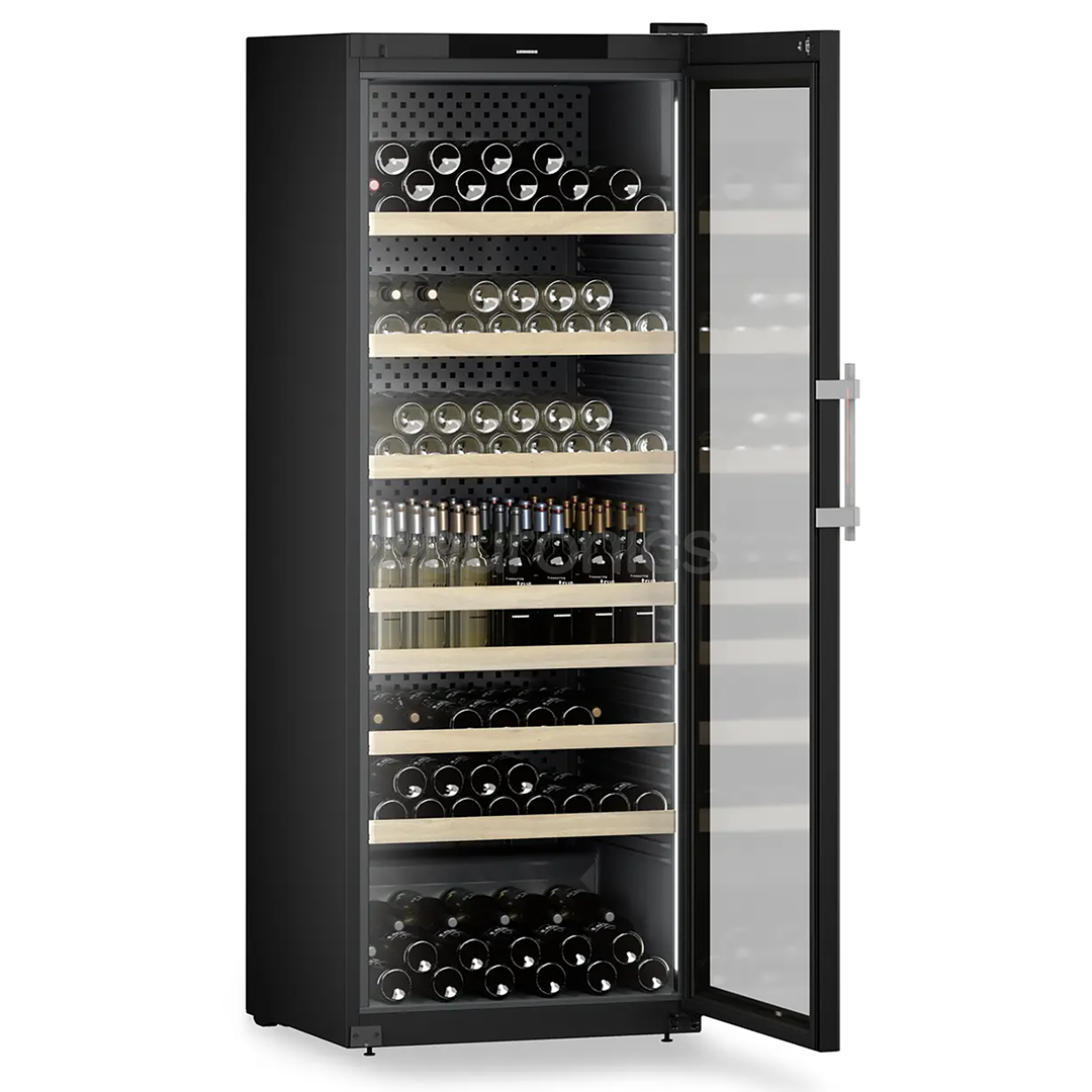 Liebherr Perfection, 284 pudelit, kõrgus 205 cm, must - Veinikülmik